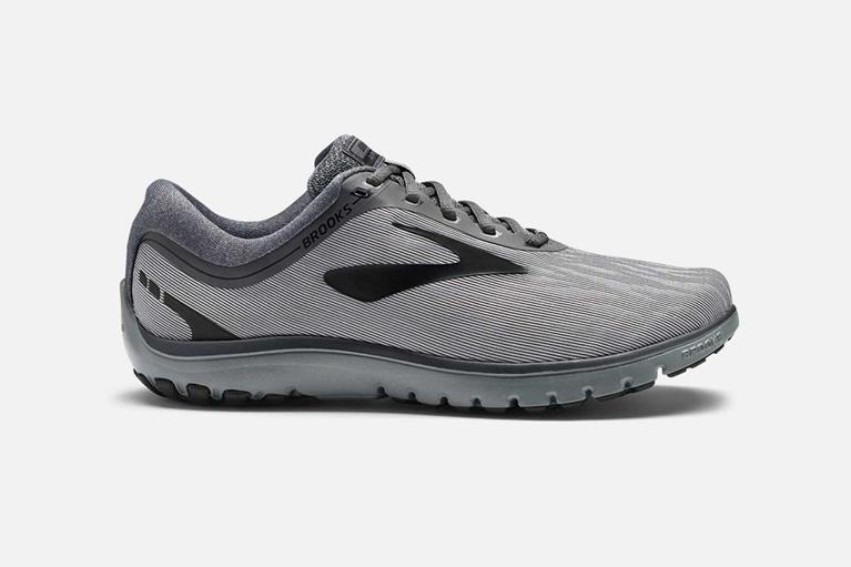 Brooks PureFlow 7 Road Running Shoes - Men's - Grey (21348-XYOW)